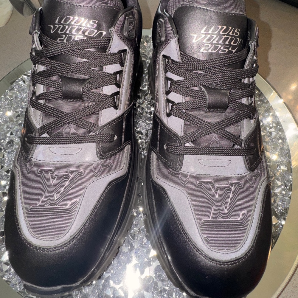 Louis Vuitton Black and Gray Chunky Sneakers